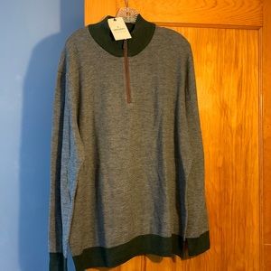 UNTUCKit 1/4 zip men’s sweater